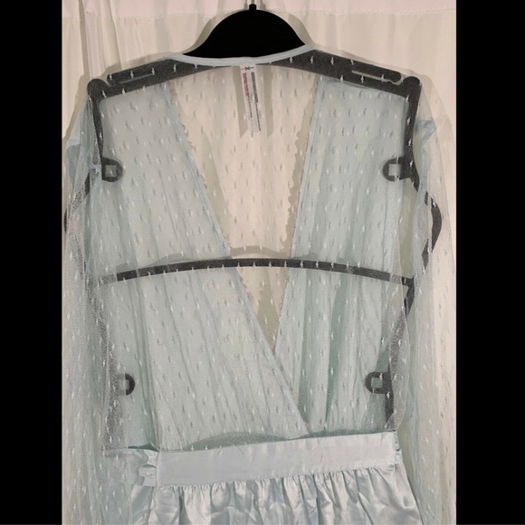 NWT $88 Flora Nikrooz Showstopper Robe in Sea Glass [SZ Large‎ ] - Picture 8 of 8